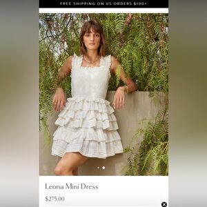 Elegant White Ruffle Dress